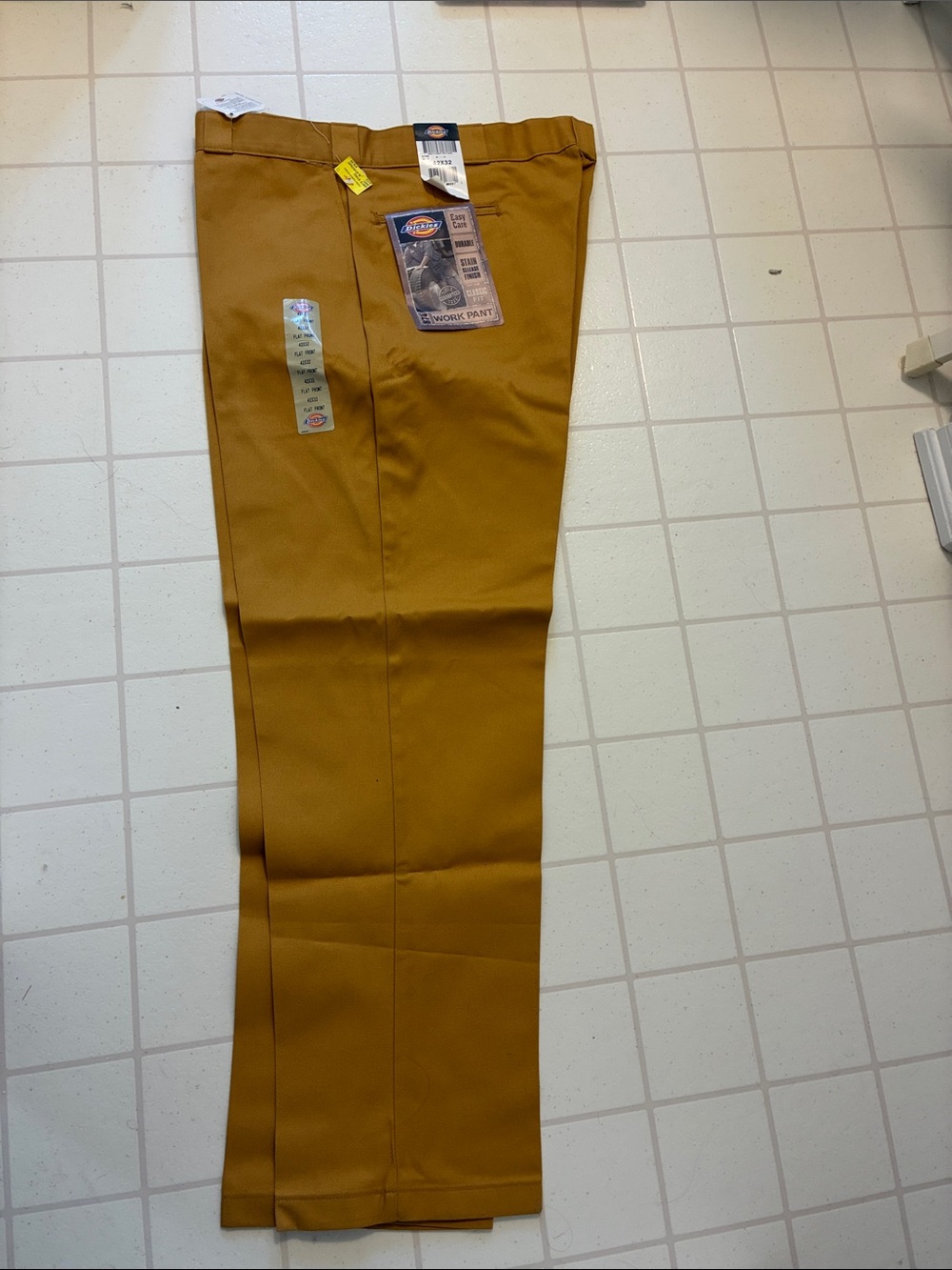 NWT Dickies Men’s Work Pants in Caramel Brown SIZE 42x32